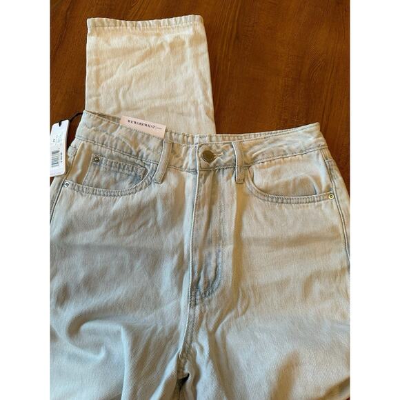 WeWoreWhat‎ Denim The Icon Jean Size 27 Light Wash High Rise Straight Leg - Picture 6 of 9
